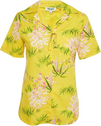 Kenzo Camicia a fiori - Giallo