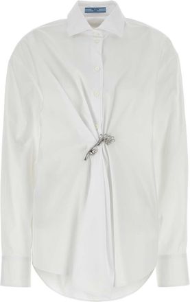 Prada White Poplin Shirt