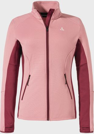 Sch&ouml;ffel Fleecejacke SCH&Ouml;FFEL Fleece Jacket Lodron L, Damen, Gr. 46, pink (3465, pink), Oberstoff : 94% Polyester 6% Elasthan Oberstoff Seitenteile: 94% Polyes