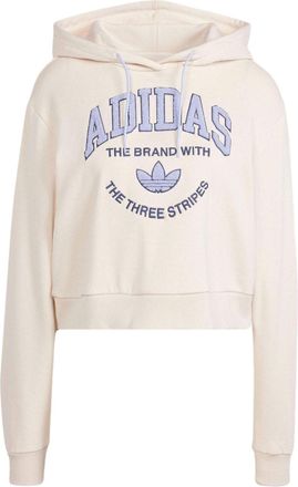 adidas (WMNS) adidas originals Varsity Graphic Hoodie Asia Sizing White IR6035