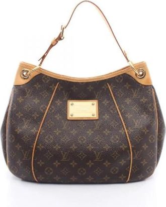 Louis Vuitton Pre-owned Galliera PM Monogram Schoudertas - Dames - Vintage Schoudertas - Bruin - ONE Size - Leer - Vintage