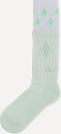 The Attico Logo cotton Socks Female L-XL