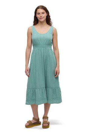 tentree Arcadian Dress in Turquoise Sky at Nordstrom, Size X-Large