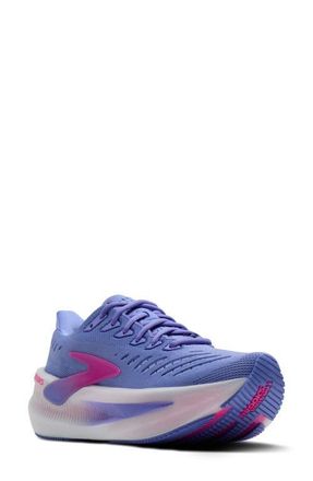 Brooks Glycerin Max 2 Hybrid Running Shoe in Blazing Bell/pink/white at Nordstrom, Size 10.5