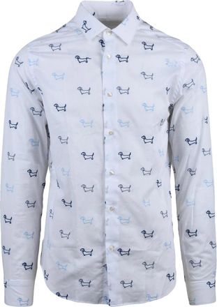 Deuxieme Shirt White Cotton Men Shirt