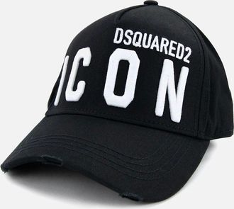 Dsquared2 Mens Dsquared2 Icon Cap Black/white - Black/Multi - Size: OS