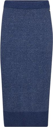 Mos Mosh Pencil Skirts - Dames - Midirokken - Blauw - L - Rokken