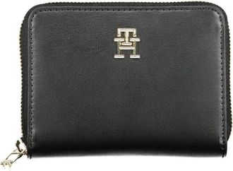 Tommy Hilfiger Polyethyleen Portemonnee - Dames - Portefeuilles - Zwart - ONE Size - Accessoires