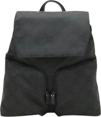 Gucci Pre-owned Backpacks, female, Black, Size: ONE SIZE Pre-owned Vintage Backpack