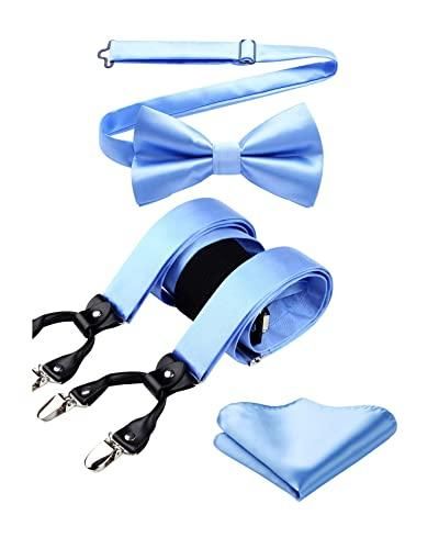 HISDERN Noël Bretelles Hommes Noeud Papillon Ensemble De Festival