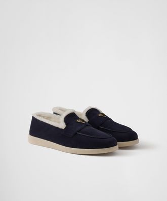 Prada Suede loafers
