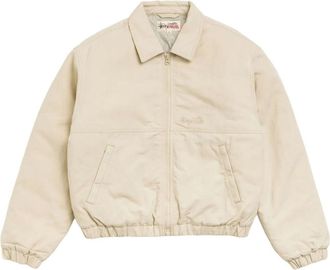 St&uuml;ssy Nyco Collared Work Jacket Sand 115947-SAND