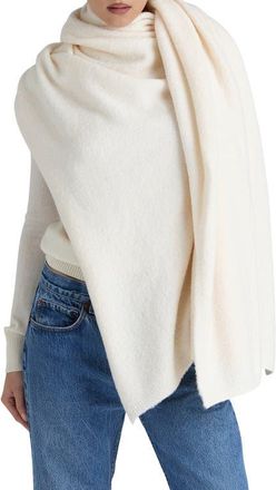 House of CB Nara Textured Wrap in Ivory at Nordstrom
