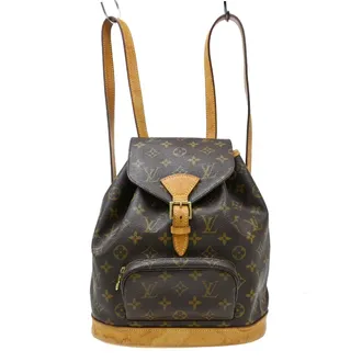 Louis Vuitton Montsouris Monogram Brown Canvas Backpack Bag (Pre-Owned)