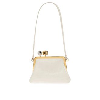 Jacquemus Shoulder Bags, female, White, Size: ONE SIZE Le Berlingot