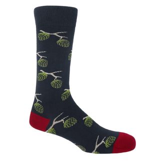 Peper Harow Pine Mens Socks - Navy