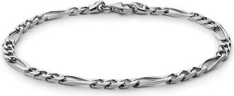 Miansai Mens Figaro Chain Bracelet in Sterling Silver/Polished at Nordstrom, Size Medium