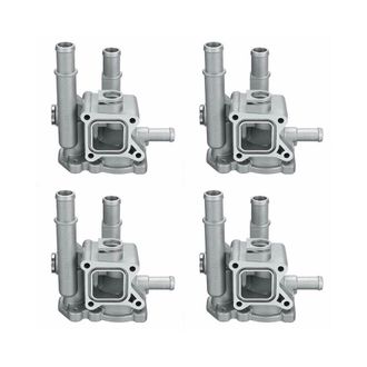 OEM Adecuado Para 4 Cubiertas De Carcasa De Termostato De Aluminio Adecuado Para Cruze Aveo Orlando Adecuado Para Astra Zafira Signum Moka 96984103 968172