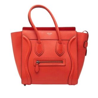 Celine Pre-owned Handbags, female, Orange, Size: ONE SIZE Pre-owned Luggage Tote