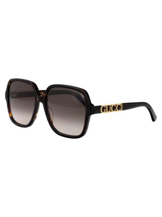 Gucci GG1189S Injected Havana Brown Sunglasses - Brown