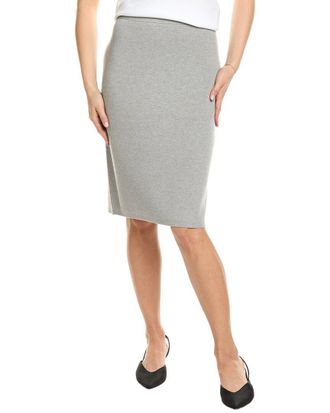 St. John Solid Stretch Knit Pencil Skirt