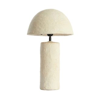 Light & Living L&aacute;mpara De Mesa - Qazu - Beige - Papel - E27 - - Light&living