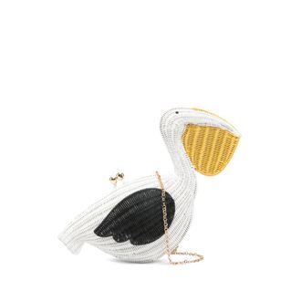 Serpui Pelican Chain Clutch Bag