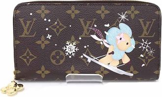 Louis Vuitton Brown Monogram Monogram Leather Long Wallet (Bi-Fold) (Pre-Owned)