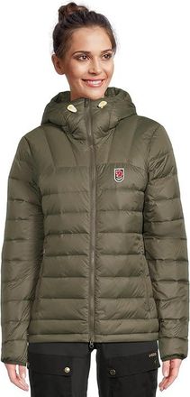 Fjällräven Expedition Pack Down Hoodie Womens Clothing Deep Forest : LG, Polyamide/Down
