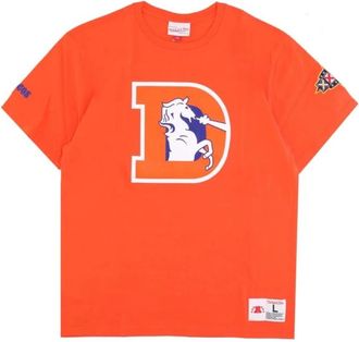 Mitchell & Ness T-shirts - Heren - T-shirts - Oranje - XL - Tops
