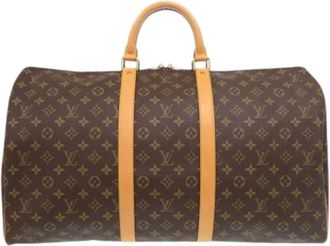 Louis Vuitton Pre-owned Boston Bag - unisex - Vintage Weekendtas - Bruin - ONE Size - Vintage