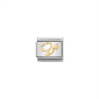 Nomination Unisex Composable Classic Links In Gold Stethoscope