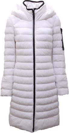 Peuterey Gewatteerde jas met stretchstof - Dames - Parka Jassen - Wit - XL - Jassen