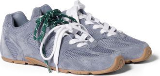 Miu Miu New Balance X Miu Miu 530 Sl Suede And Mesh Sneakers, Woman, Periwinkle Blue, Size 37,5