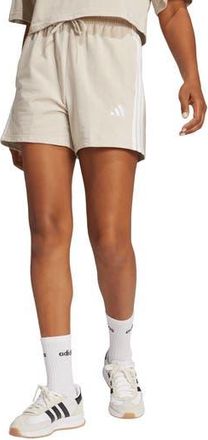 adidas 3-Stripes Shorts in Wonder Alumina/White at Nordstrom Rack, Size Medium