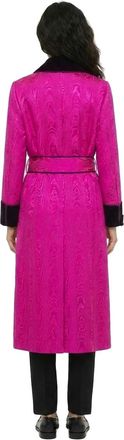 Dolce & Gabbana Womens Pink Polyester Coat Clothing