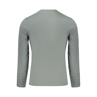 Napapijri Crew Neck Logo Embroidered T-shirt - Green