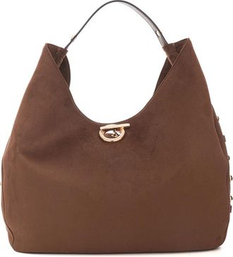 Liu Jo Grote Zachte Kit Tas - Dames - Handtassen - Bruin - ONE Size - Polyester - Tassen