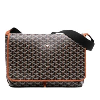 Goyard Vintage, unisex, Bruin, ONE Size, Leer, Pre-owned Capetien Crossbody Bag