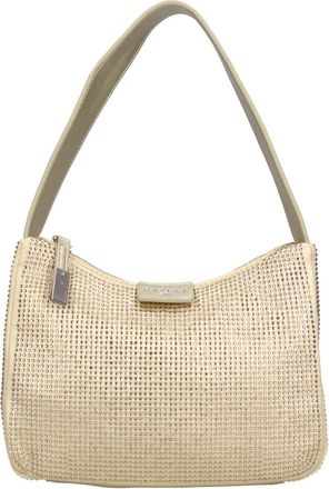 Ga&euml;lle Paris Tas van stof en strass - Dames - Schoudertassen - Geel - ONE Size - Tassen