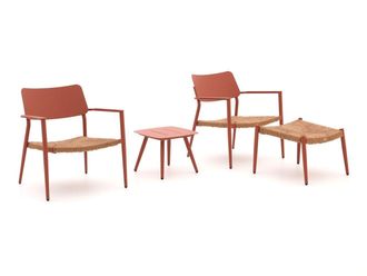 Bellagio la vita attrattiva Bellagio Cino lounge balkonset 4-delig stapelbaar