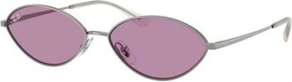 Ray-Ban Heren, Accessoires, Grijs, Maat: 59 MM