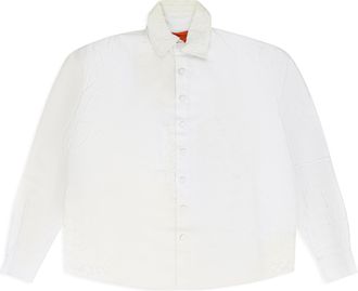 Who Decides War by Ev Bravado OFF-WHITE ALTAR BUTTON-DOWN SHIRT