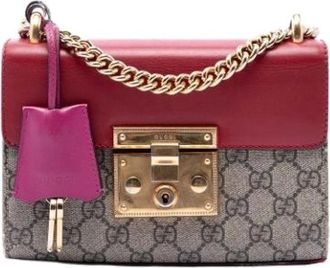 Gucci Pre-owned Vintage S-lock Chain Crossbody - Dames - Vintage Schoudertas - Veelkleurig - ONE Size - Leer - Vintage
