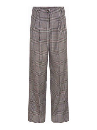 SOLOTRE Pants Made From A Multicolor Viscose Blend