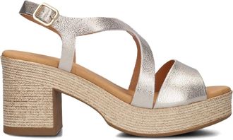 Stefano Lauran Schoenen, Dames, Grijs, 40 EU, Leer, Metallic Sandalen voor Zomerse Wandelingen