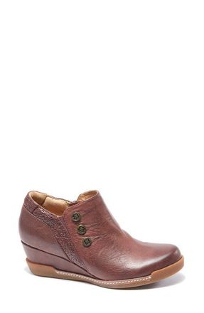 Hälsa Footwear Devina Wedge Bootie in Dark Cherry at Nordstrom, Size 7.5