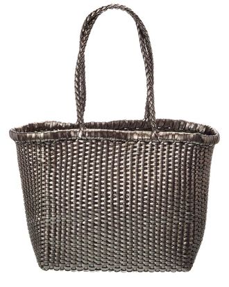 Dragon Diffusion B Weave Small Leather Tote