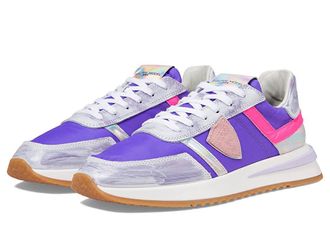 Philippe Model Tropez 2.1 Womens Shoes Mondial Nuage/Violet : EU 39 (US Womens 8) M, Textile/Leather