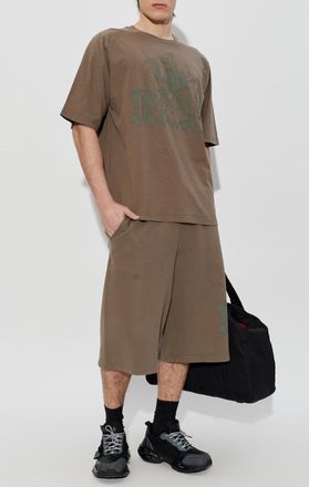 Diesel T-shirt T-JUSSI-A, Mens, Brown